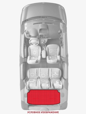 ЭВА коврики «Queen Lux» багажник для BMW X4 (G02)